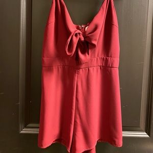 Maroon Romper